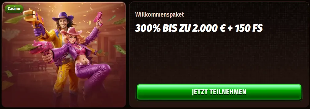 Willkommensbonus und exklusive Angebote WestAce Casino